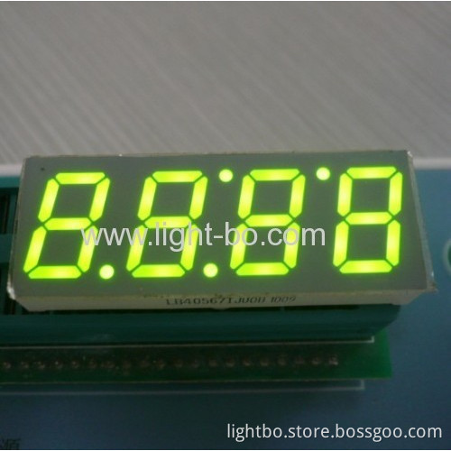 0.56 Inch 4 Digit Green Common Anode 7-segment Led Display 